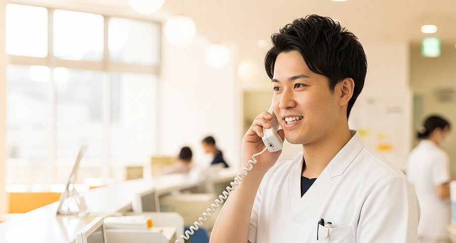 音声ガイダンスと電話転送を活用した業務効率化をご提案 医療・福祉業