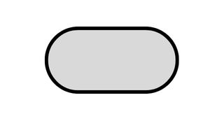 端子・開始（終了）図形
